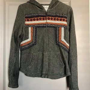 Lucky Brand Zip Up Sweatshirt